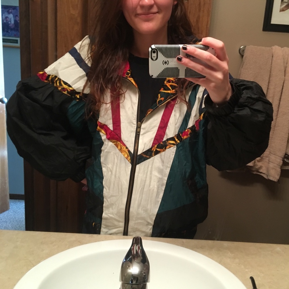 80s windbreaker vintage